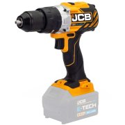JCB 18V Brushless Cordless Combi Drill, Belt Clip, Variable Speed & LED Light - Bare Unit